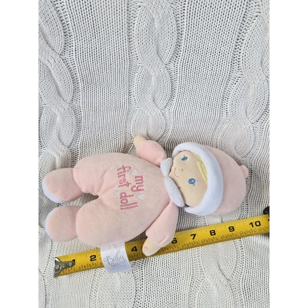 Baby Ganz Collection My First Doll Pink Plush Soft Lovey‎ Security Toy Stuffed